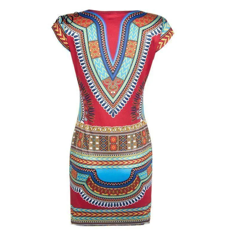 African Dashiki, Boho, Long Shirt / Short Dress