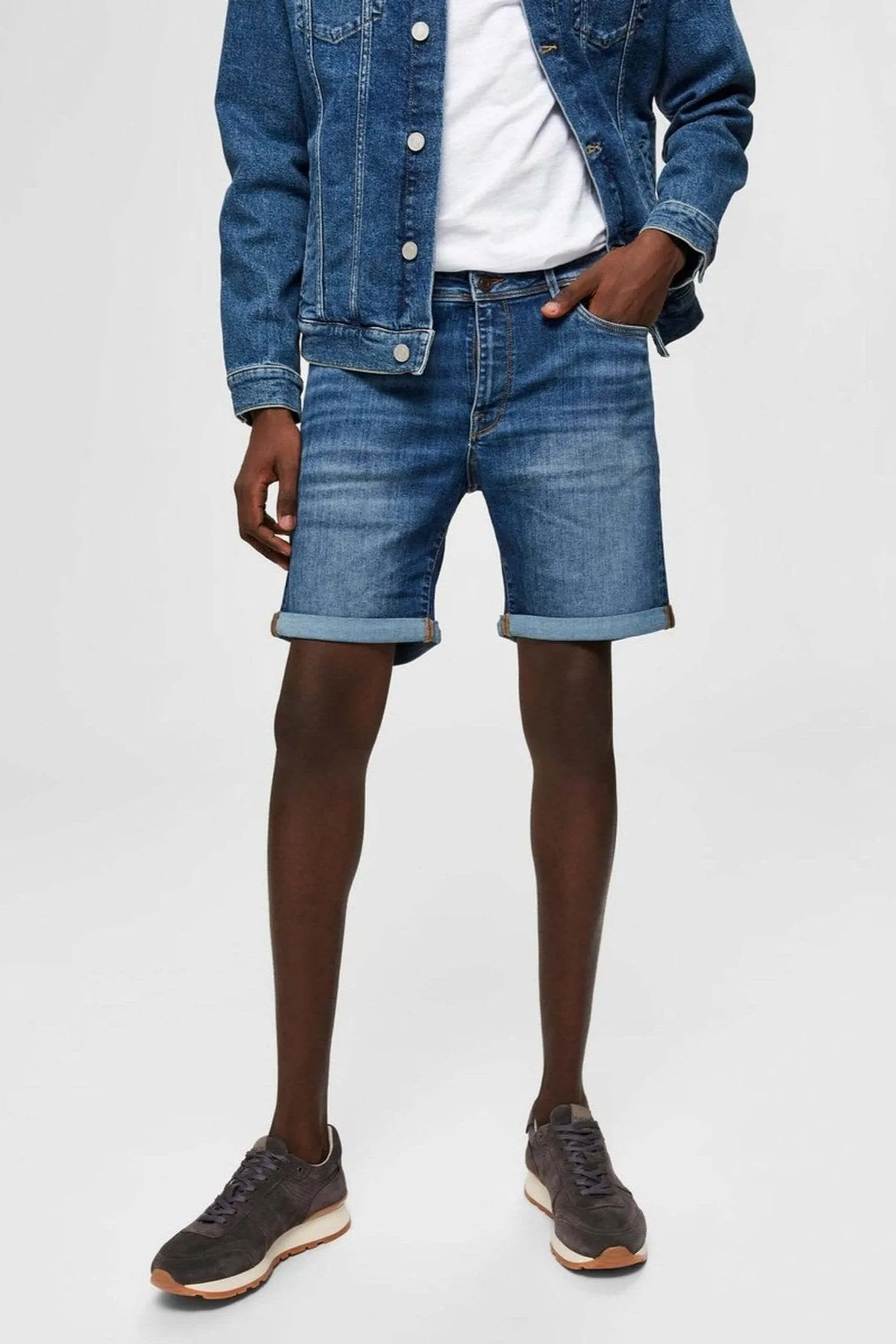 Alex Shorts - Denim Dark Blue