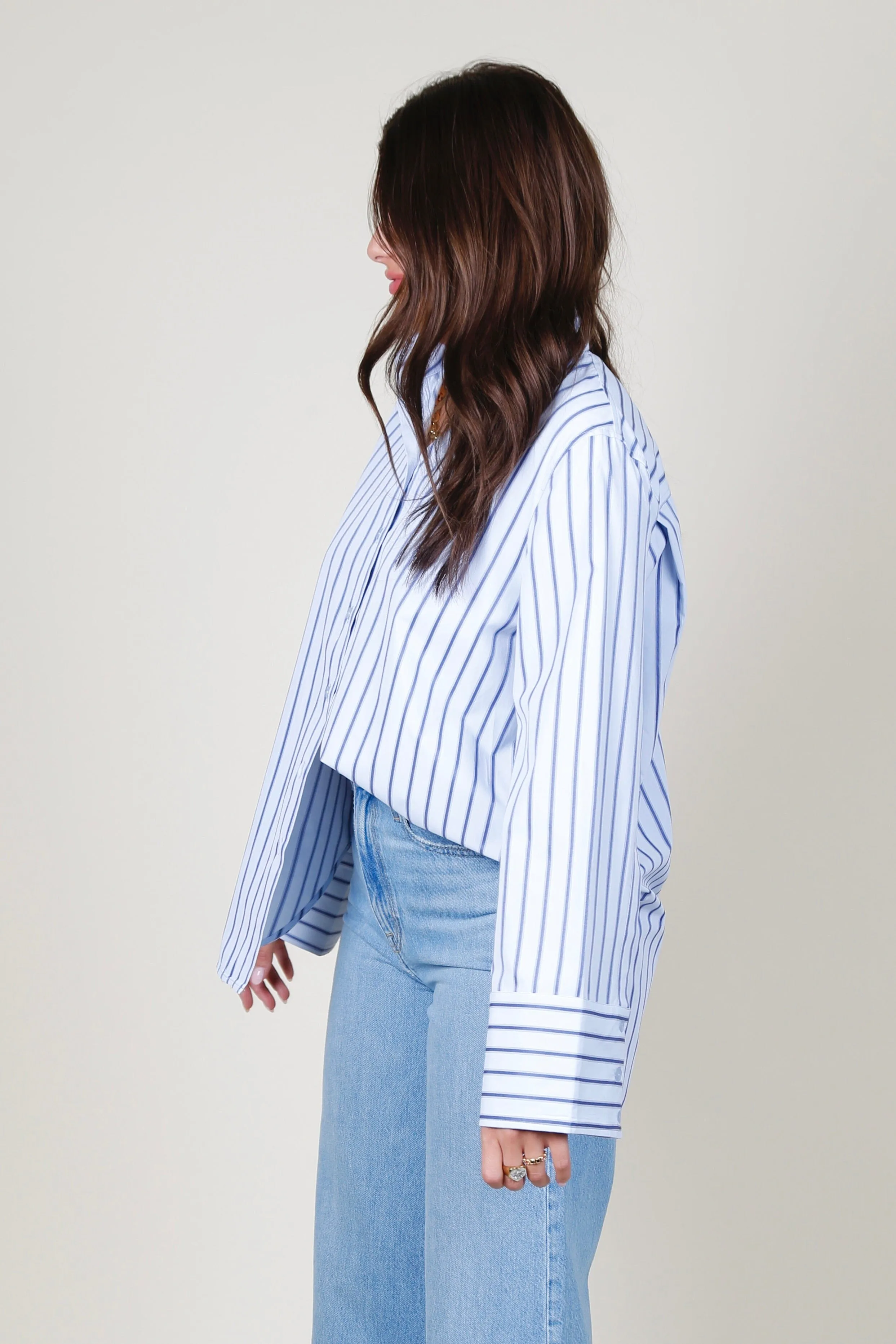 BLANCA | Fern Shirt - Ocean Blue