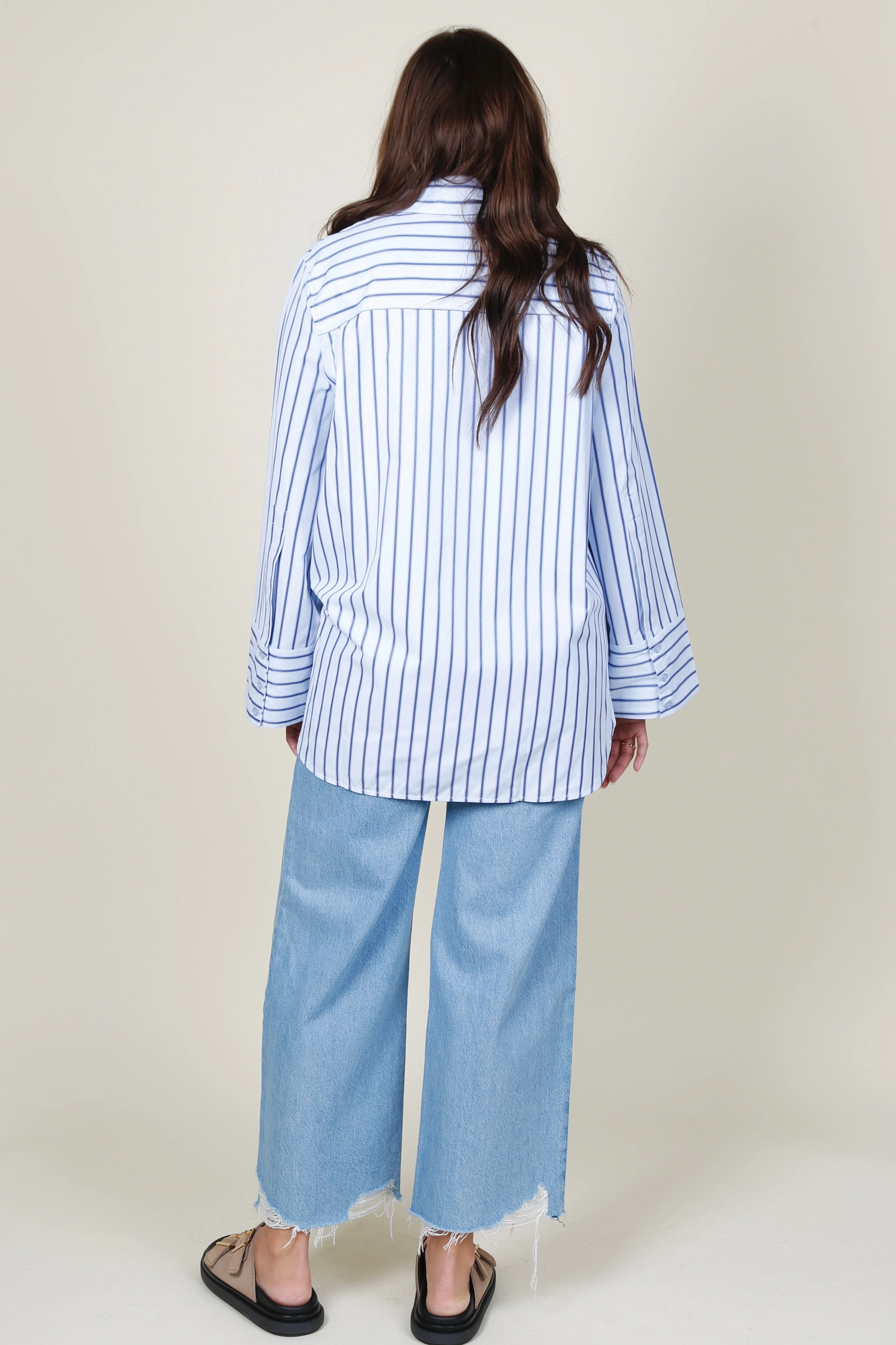 BLANCA | Fern Shirt - Ocean Blue