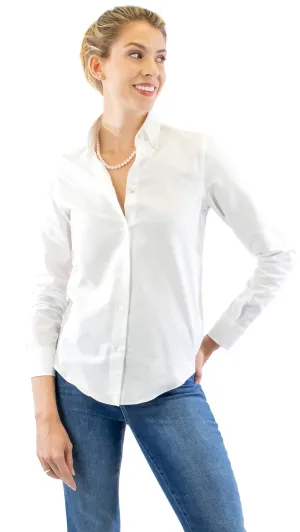 Caty Button Down Shirt - White