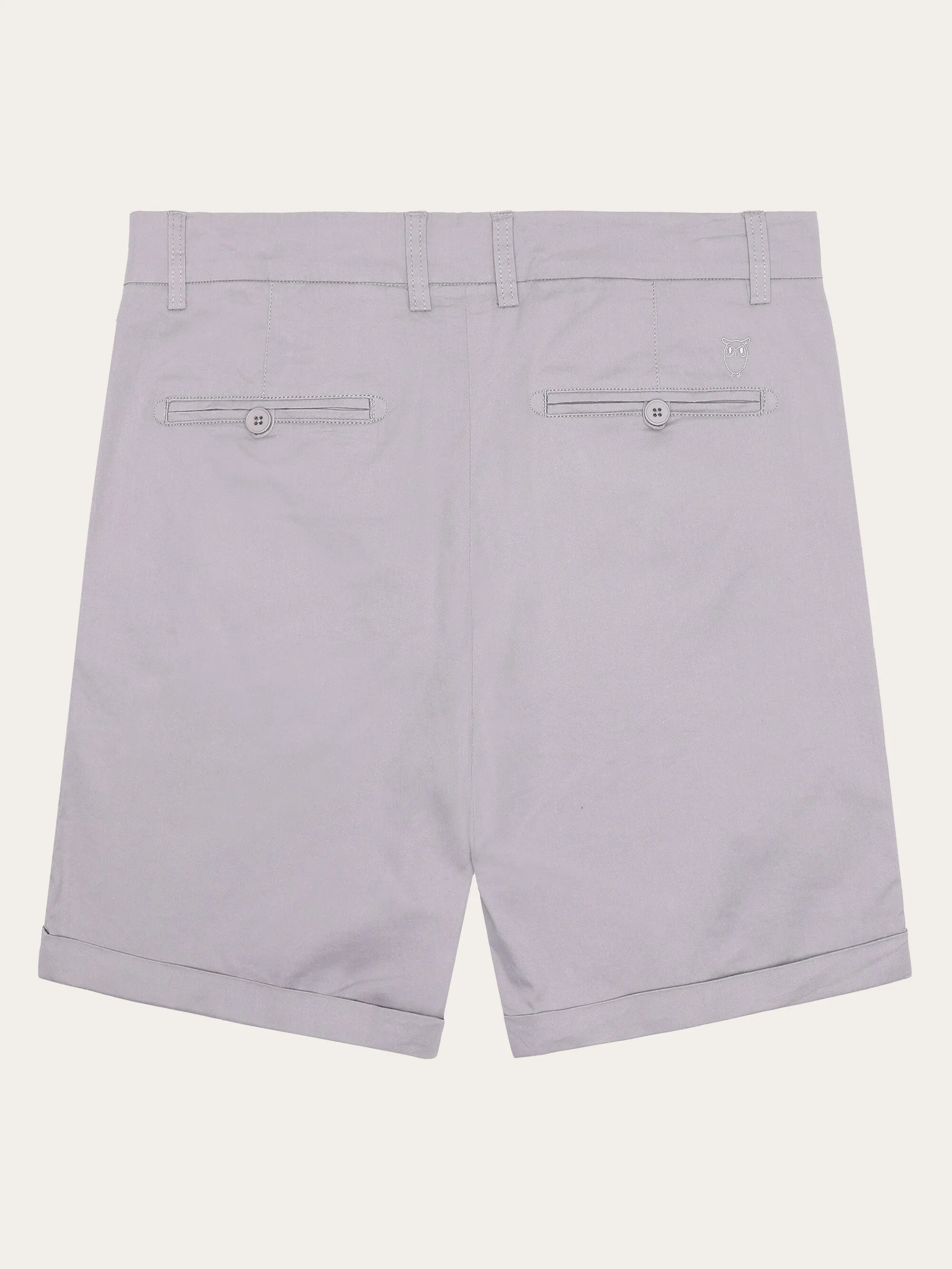 CHUCK regular chino poplin shorts - Alloy