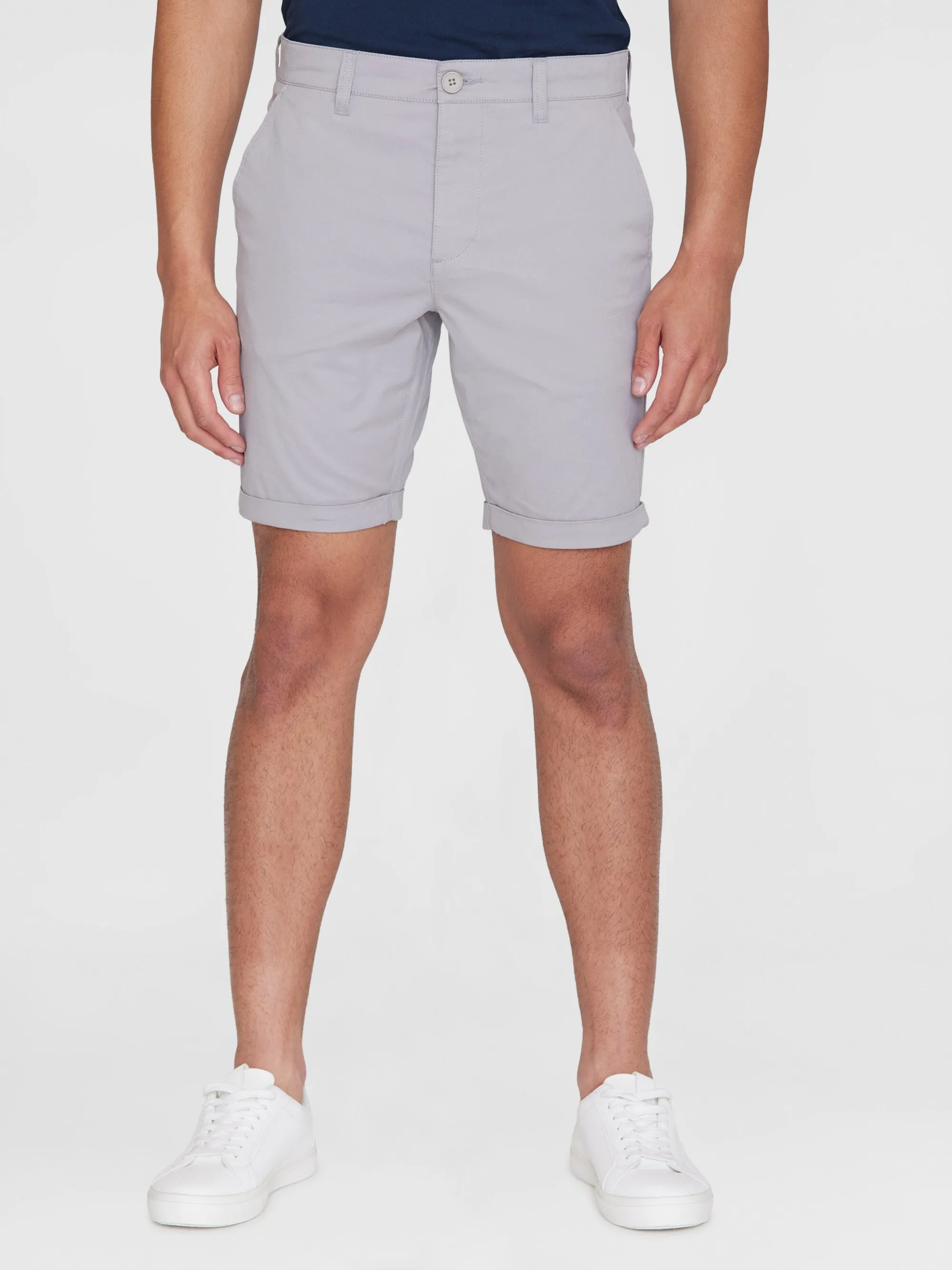 CHUCK regular chino poplin shorts - Alloy