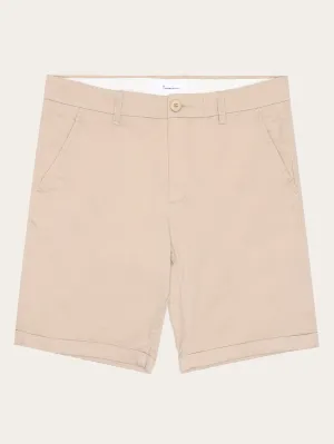 CHUCK regular chino poplin shorts - Light feather gray