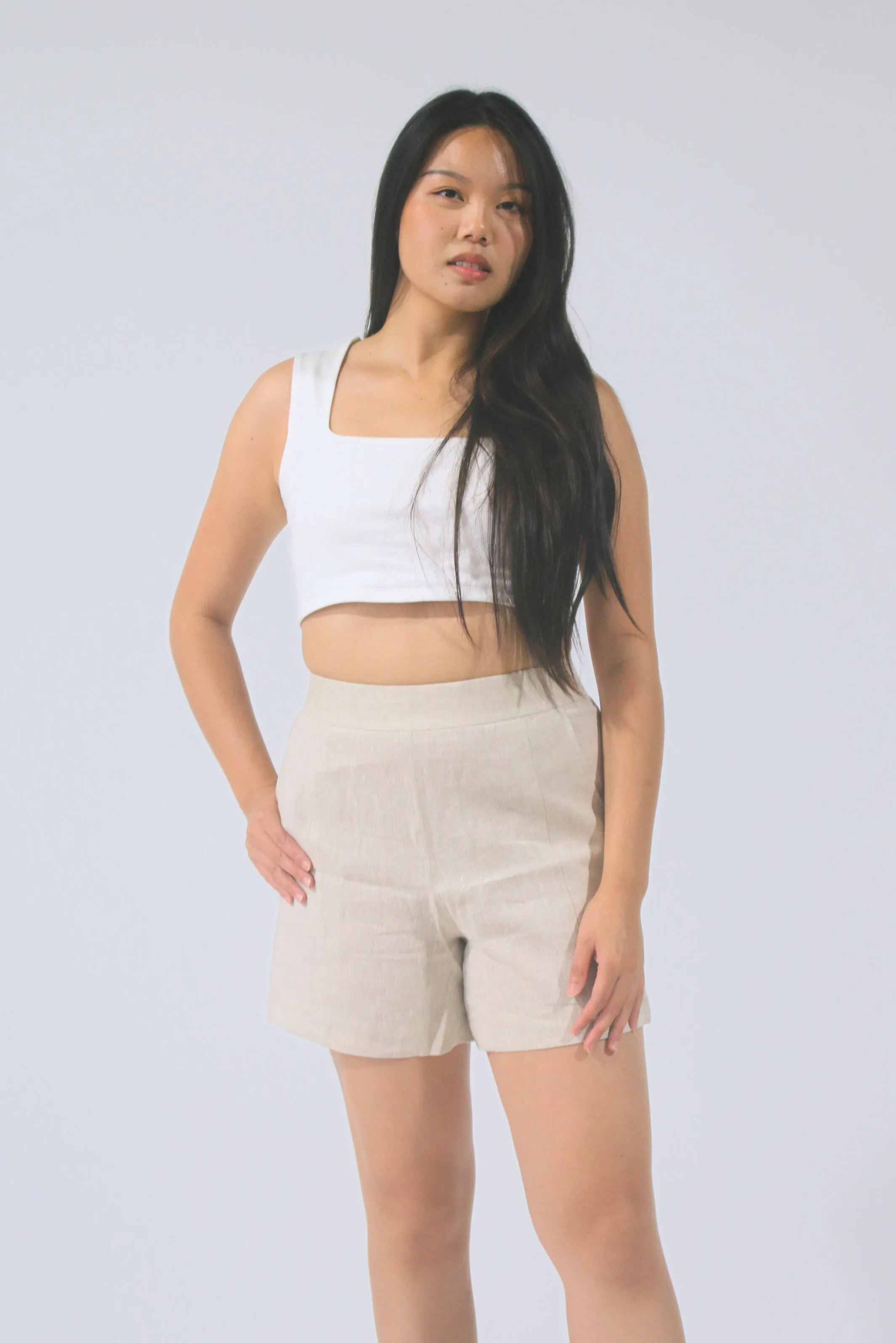 Diana 100% Linen Shorts