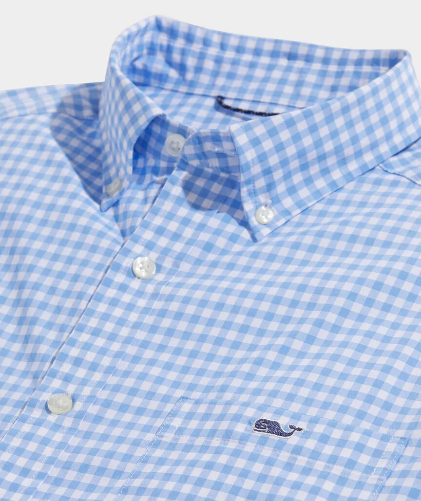 Gingham On-The-Go Nylon Shirt