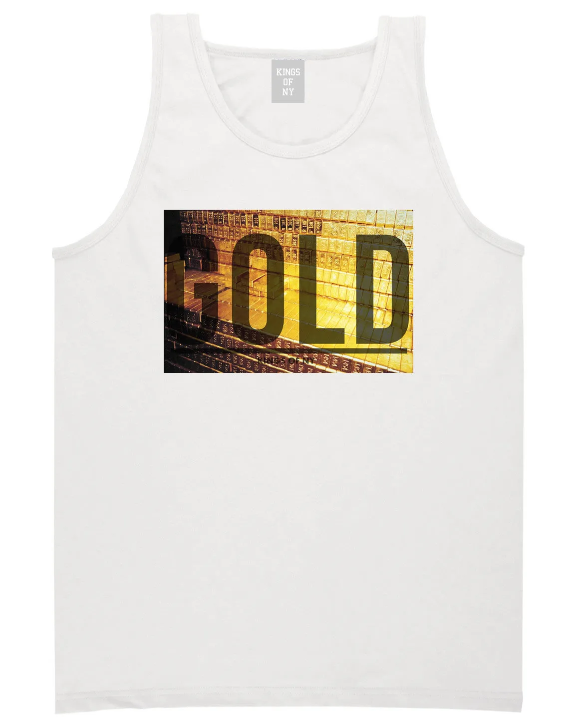 Gold Bricks Money Luxury Bank Cash Tank Top