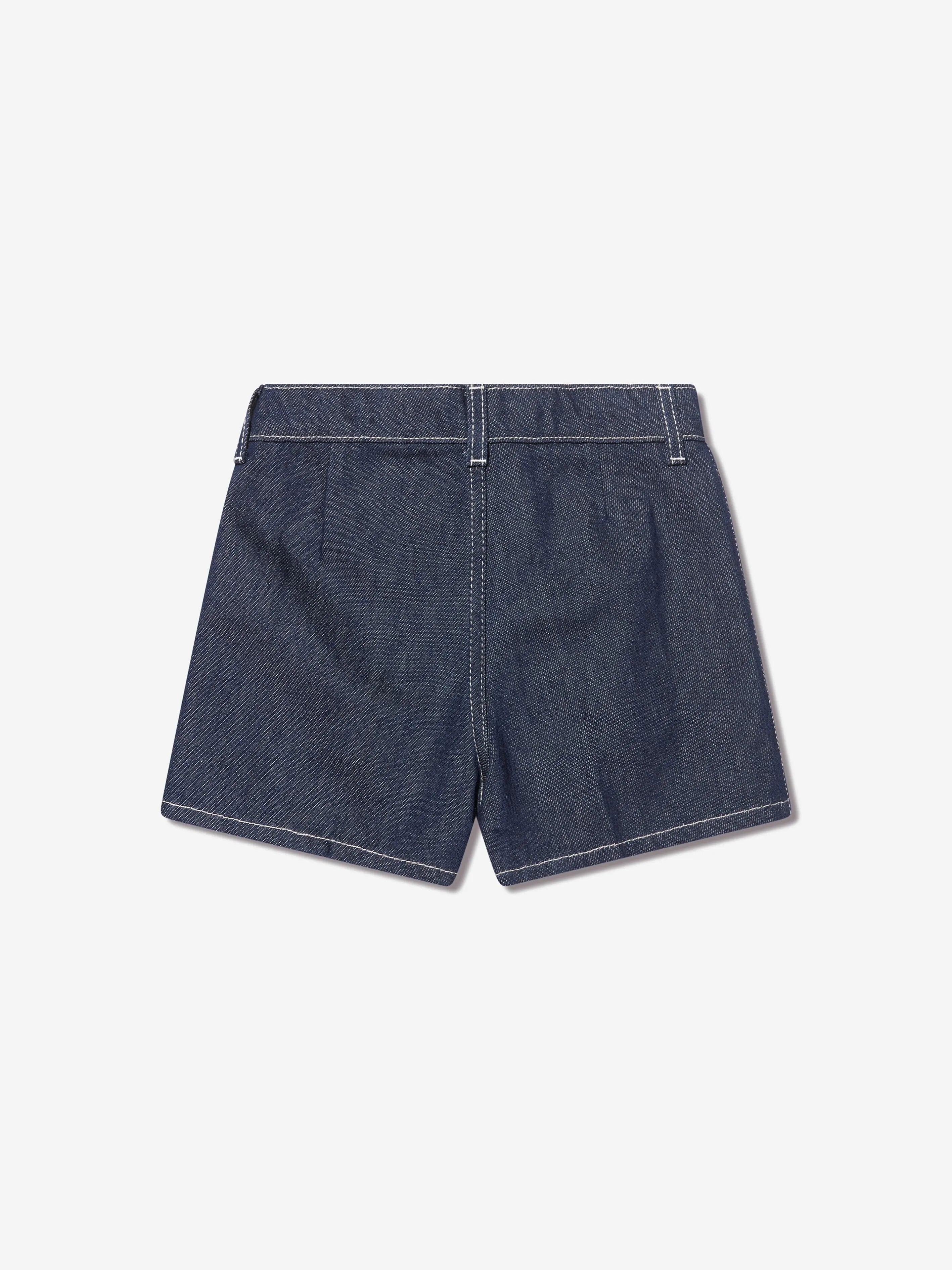 Gucci Kids Denim Bermuda Shorts in Blue