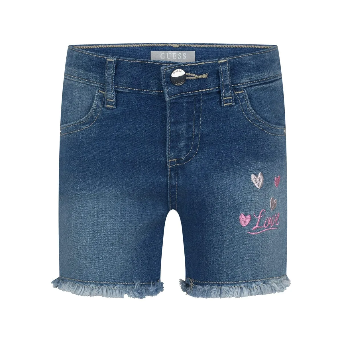 Guess Girls Denim Love Shorts