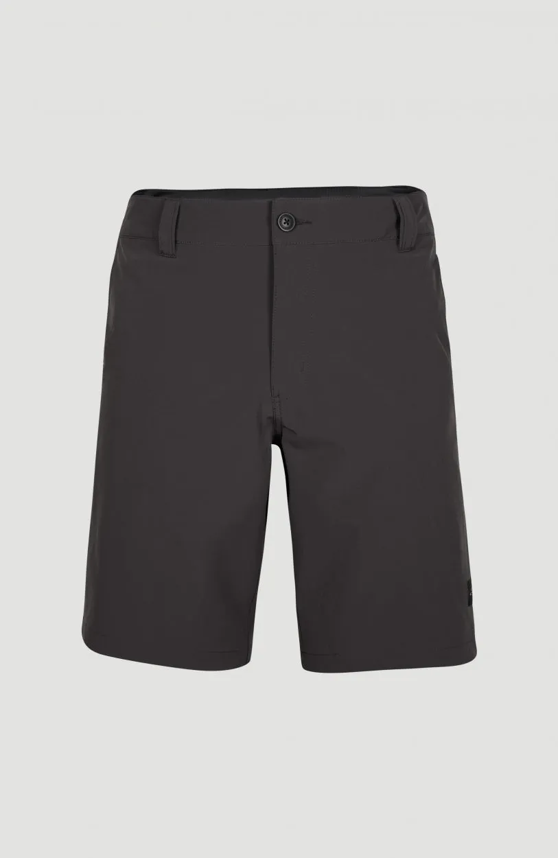 Hybrid Chino Shorts | Asphalt