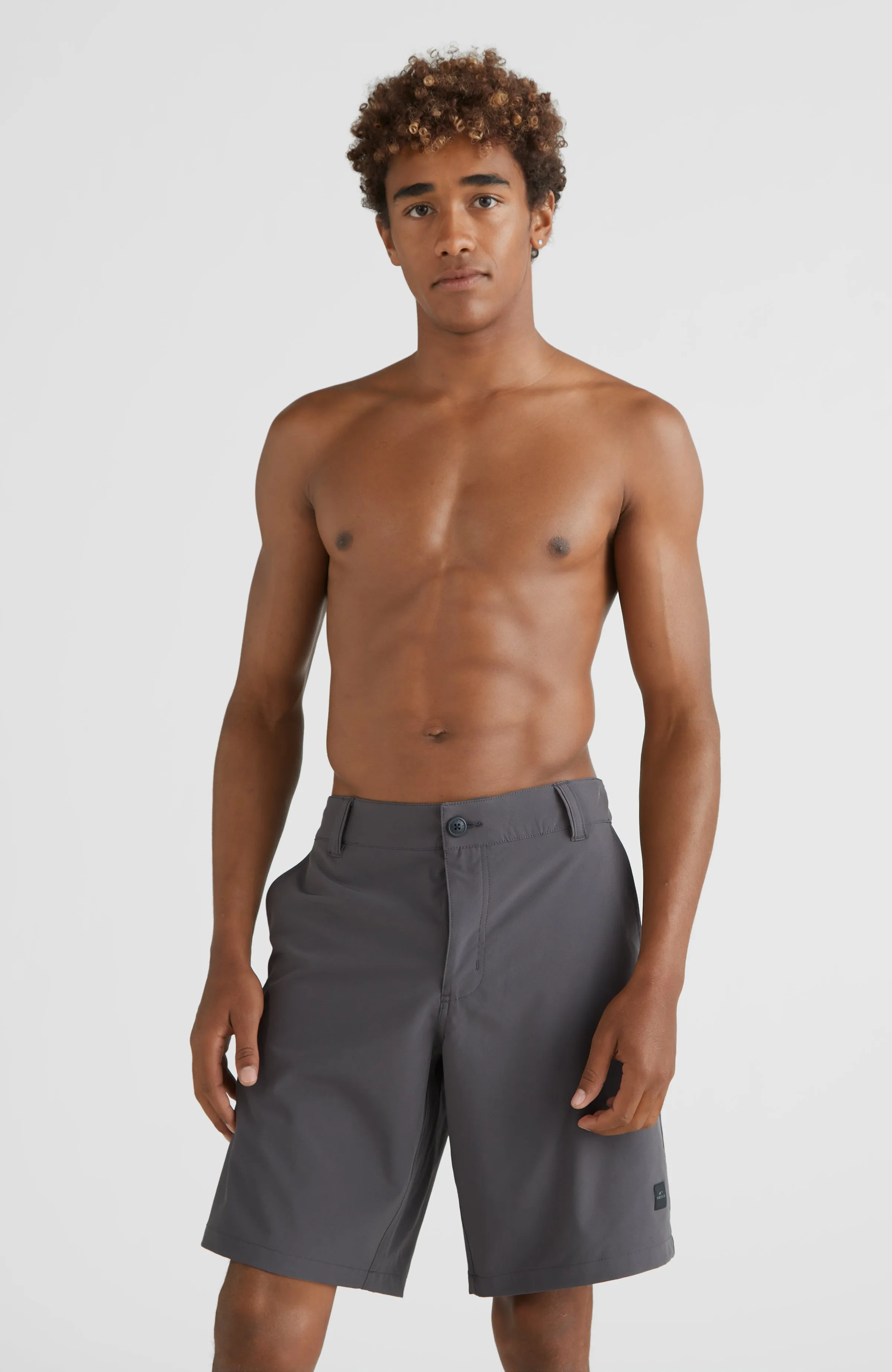 Hybrid Chino Shorts | Asphalt