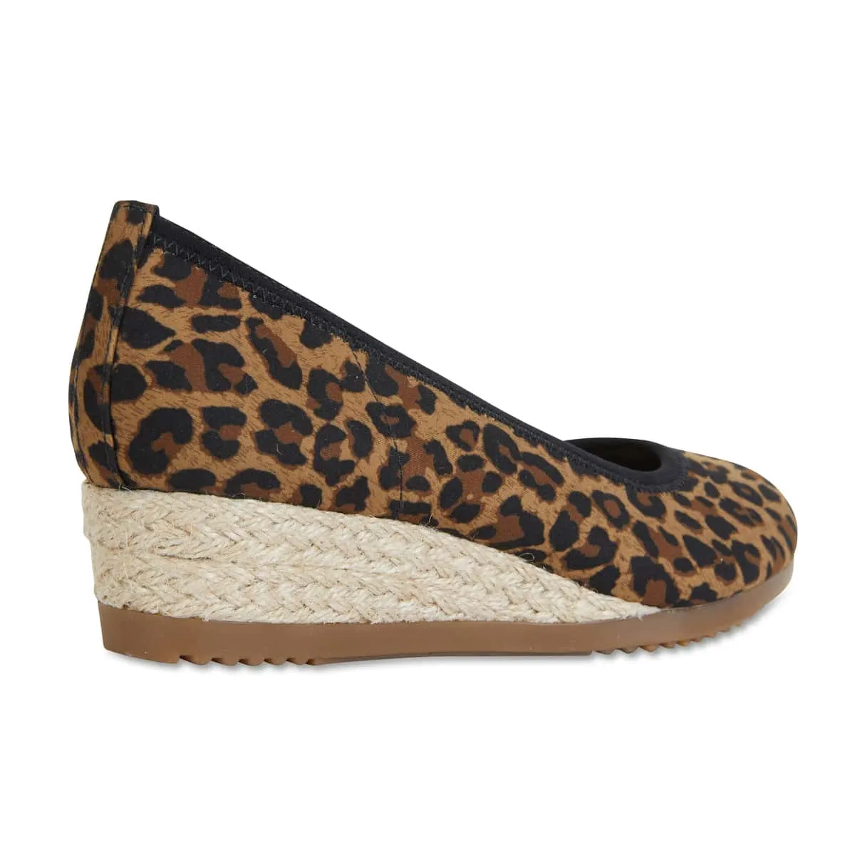 Inferno Espadrille in Animal Fabric