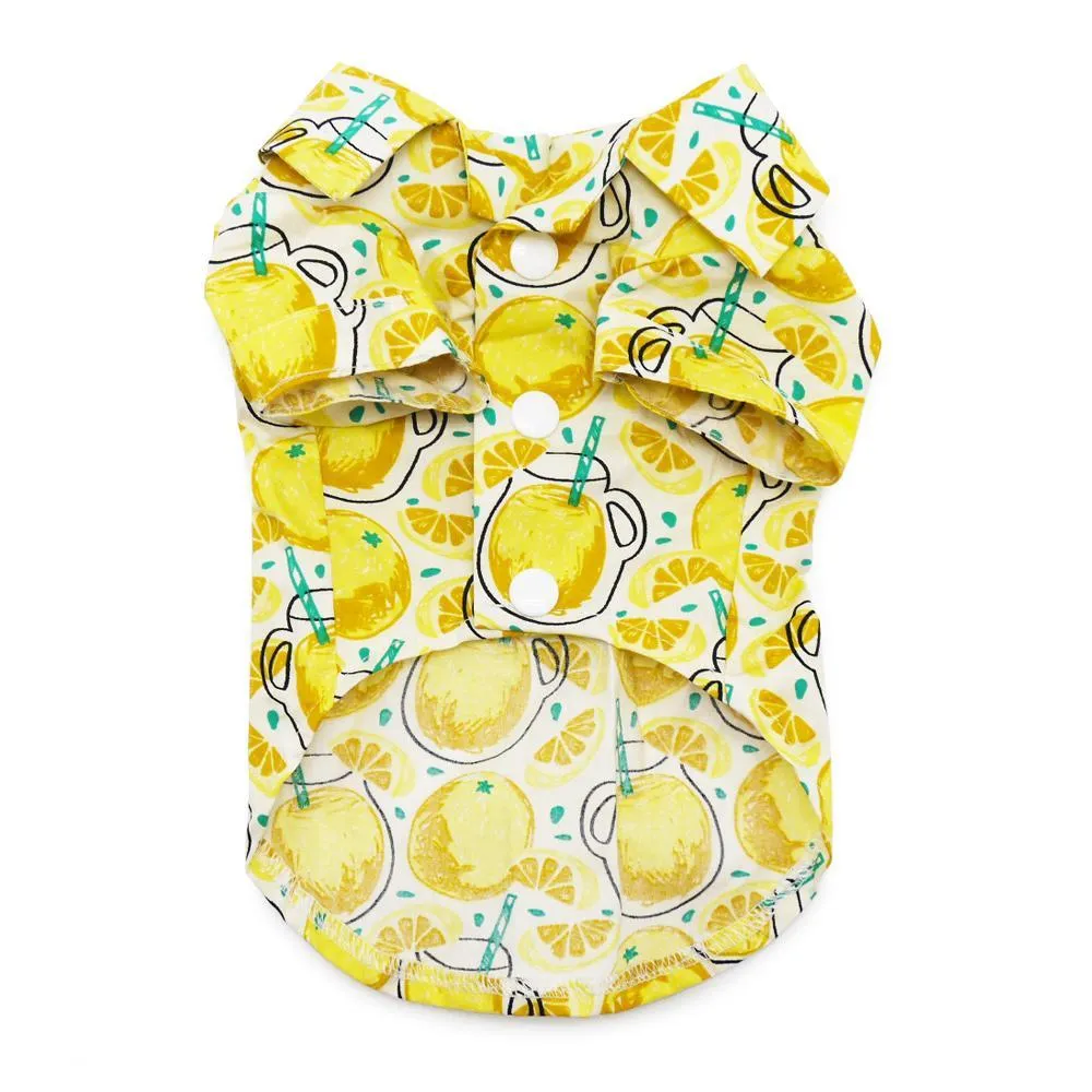 Lemonade Dog Shirt Yellow