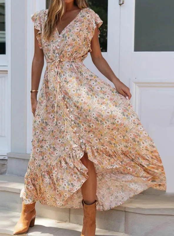 LONG DRESS BOHO SUMMER MAXI DRESSES