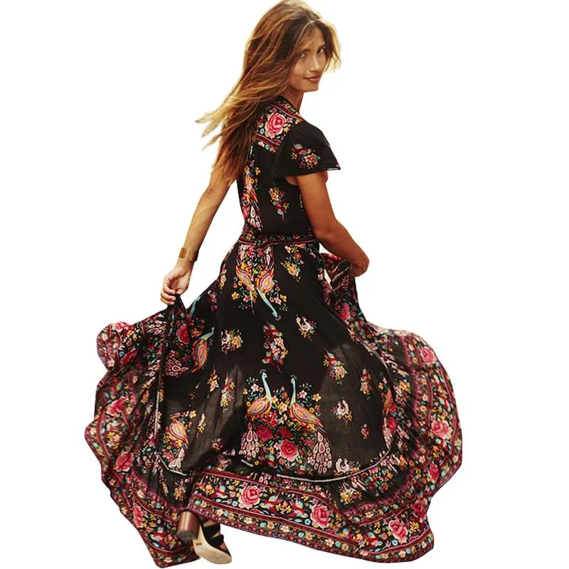 Long Floral Maxi Dress