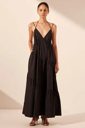 Maiori Tiered Maxi Dress