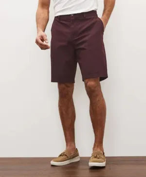 Maroon Chino Short