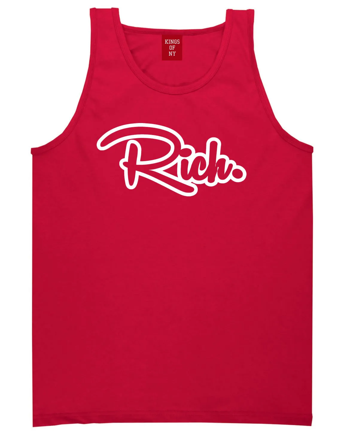 Rich Script Tank Top