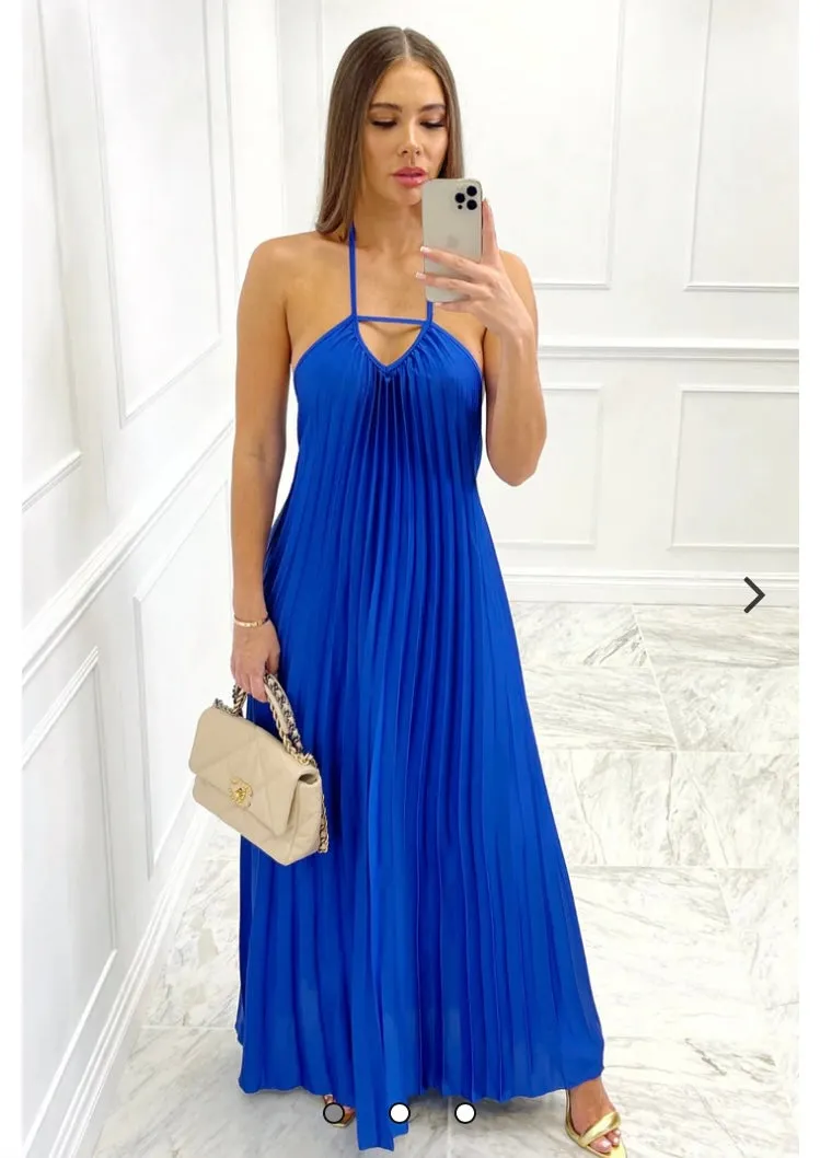 Rufia - sleeveless pleated maxi dress