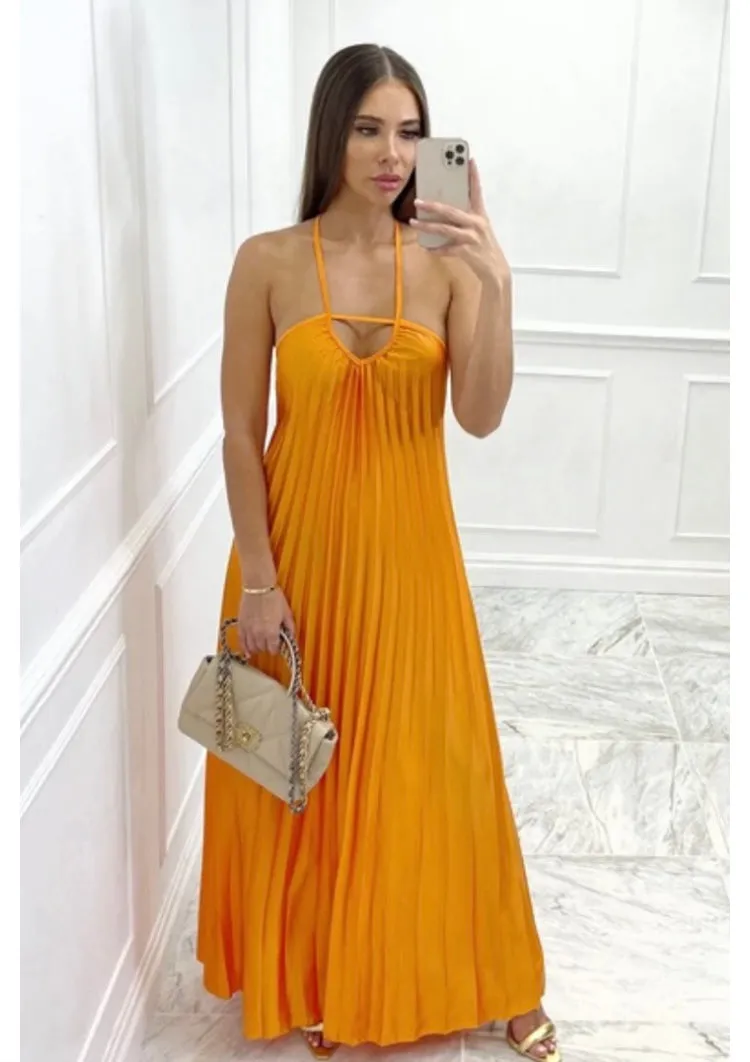 Rufia - sleeveless pleated maxi dress