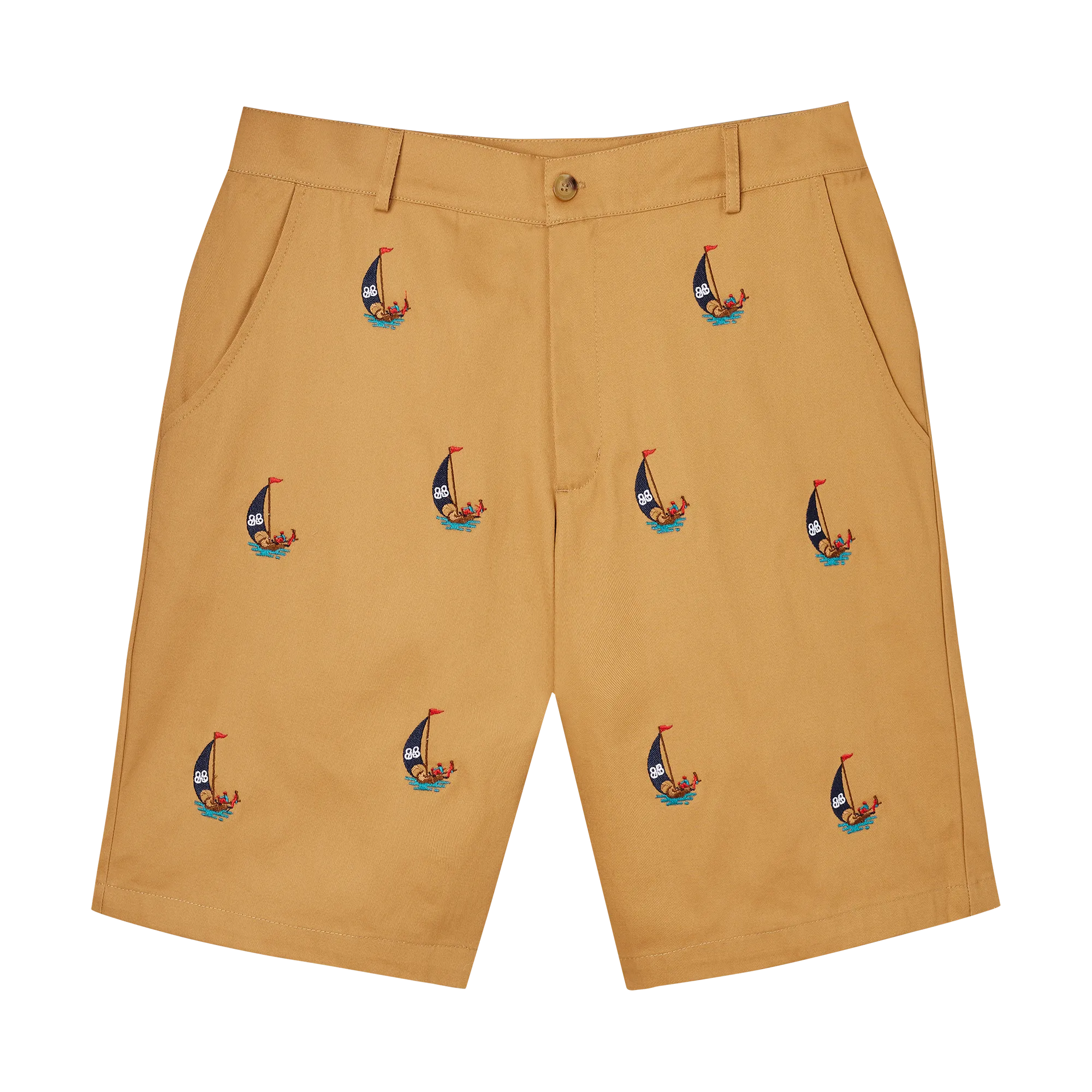 STAPLE CHINO SHORTS-KHAKI