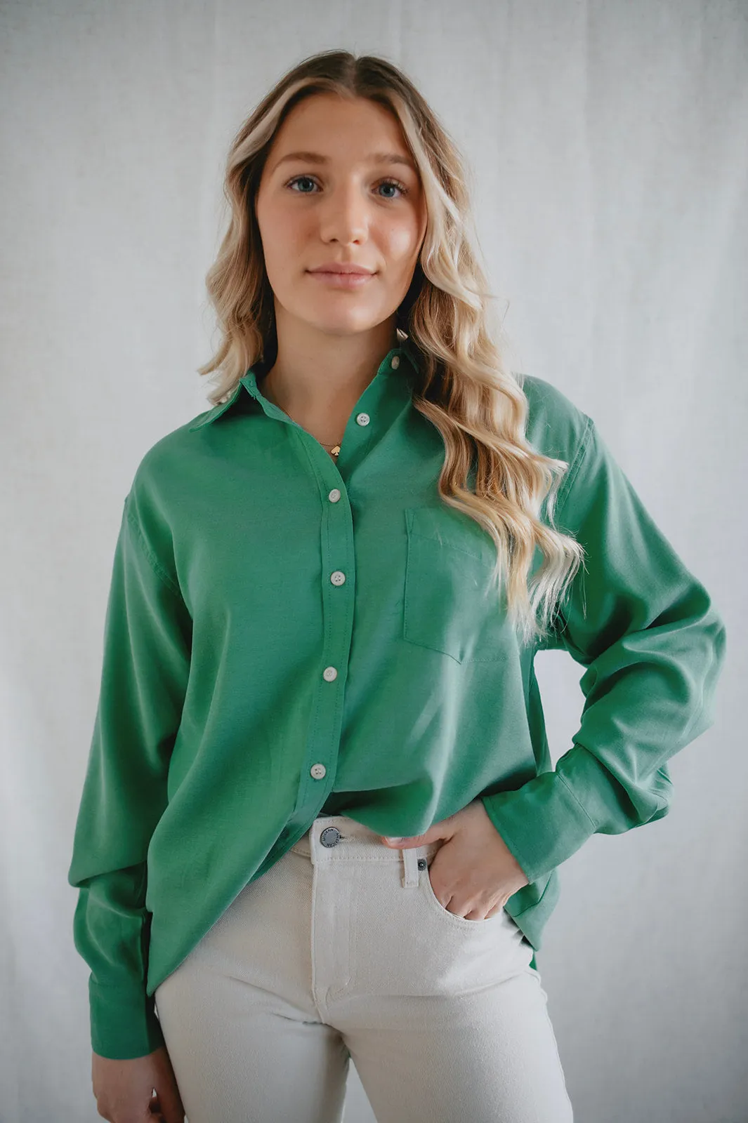 The Good Luck Woven Button-Up Shirt